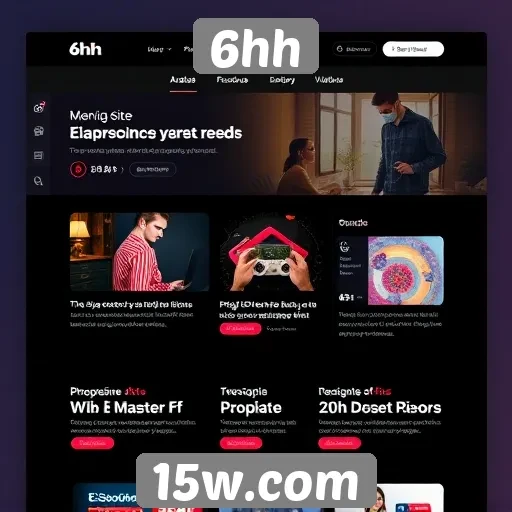 Avaliação do layout e usabilidade do site 6hh